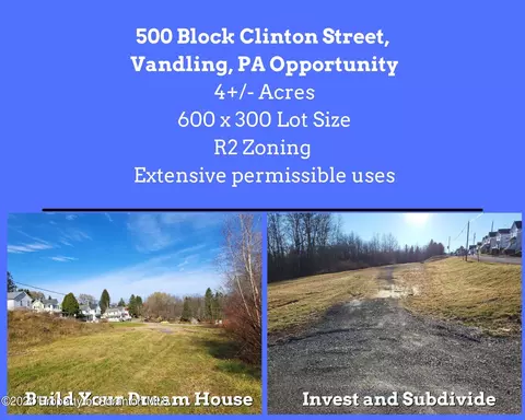 500 Block Clinton St, Vandling, PA 18421