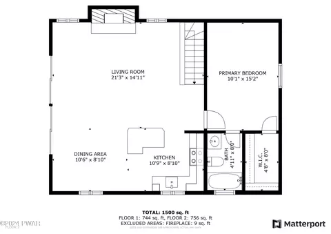 Floorplan - 142 Edgewater Dr, Dingmans Ferry, PA 18328 photo 2 of 3