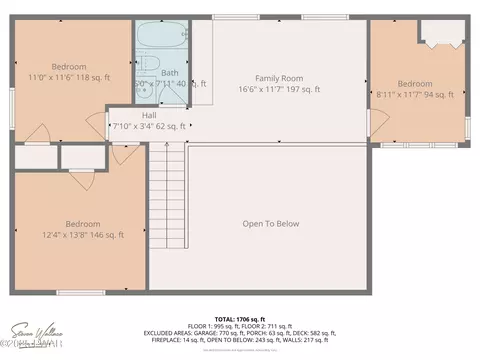 Floorplan - 2124 Oaktree Ln, Bushkill, PA 18324 photo 2 of 2