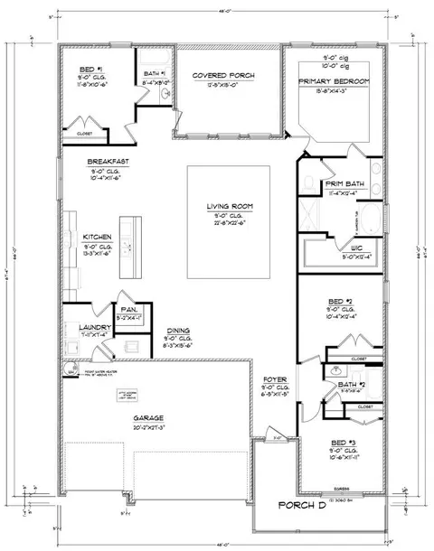 Floorplan - 90 Parish Rd, Sumrall, MS 39482 photo 1 of 1