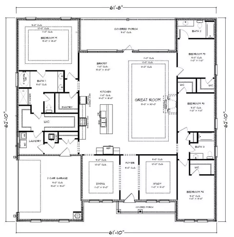 Floorplan - 7 Wabash Way, Sumrall, MS 39482 photo 1 of 1