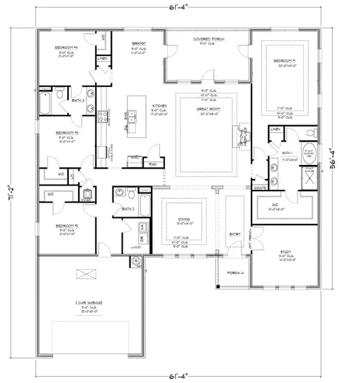 Floorplan - 26 Stonemore, Petal, MS 39465 photo 1 of 2