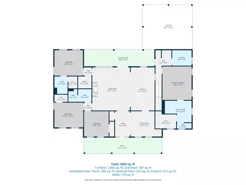 Floorplan - 300 Delk, Moselle, MS 39459 photo 2 of 3