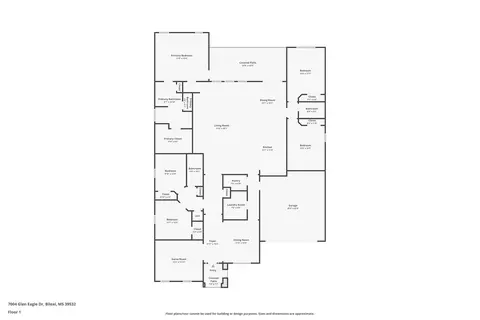 Floorplan - 7004 Glen Eagle Dr, Biloxi, MS 39532 photo 1 of 1