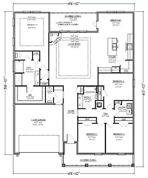 Floorplan - 129 Lynnstone, Petal, MS 39465 photo 2 of 2