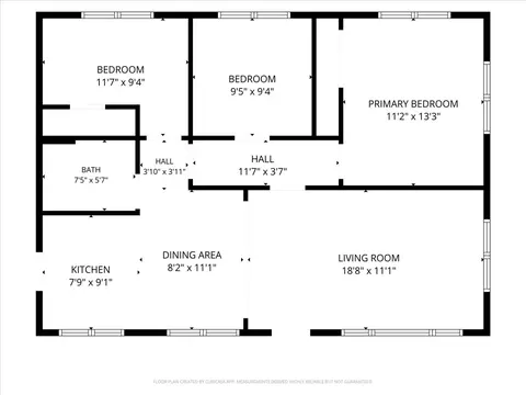Floorplan - 205 E 4th Ave, Petal, MS 39465 photo 1 of 1