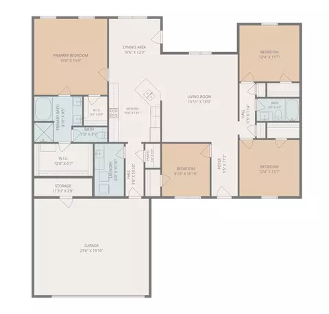 Floorplan - 30 N Slade, Sumrall, MS 39482 photo 2 of 2