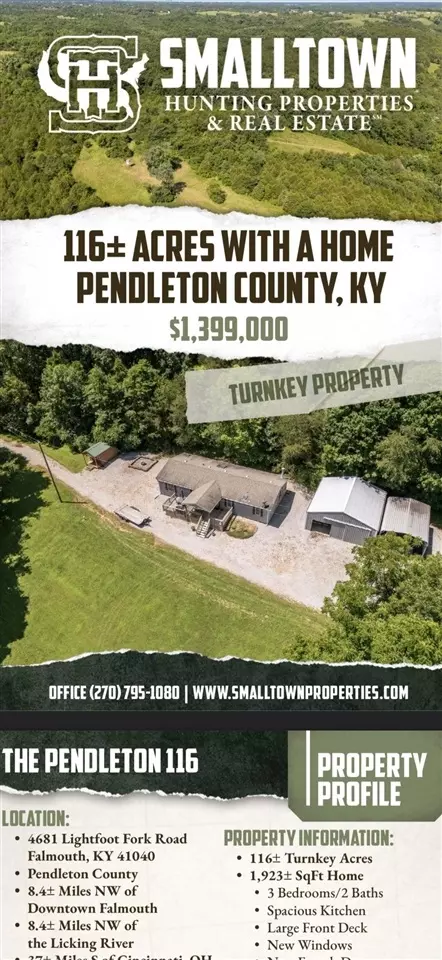 4681 Lightfoot Fork Rd, Falmouth, KY 41040