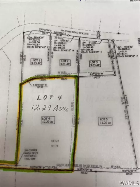 Lot 4 Jim Jones Road, Cottondale, AL 35453