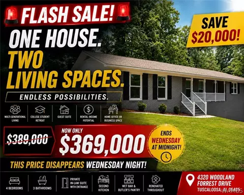 4320 Woodland Forrest Dr, Tuscaloosa, AL 35405