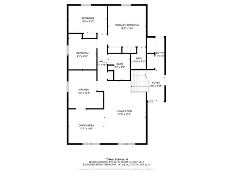 Floorplan - 307 Cottage St NW, Shellsburg, IA 52332 photo 2 of 3