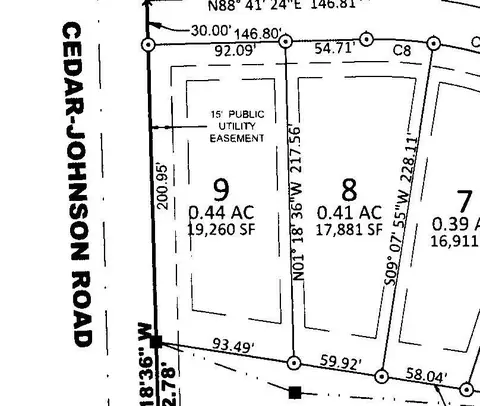 lot9 Meadows Subdivision Part 6, Westbranch, IA 52358