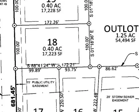lot18 Meadows Subdivision Part 6, Westbranch, IA 52358