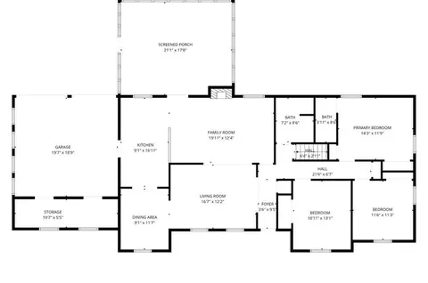 Floorplan - 566 Shaver Dr, Talbott, TN 37877 photo 1 of 2