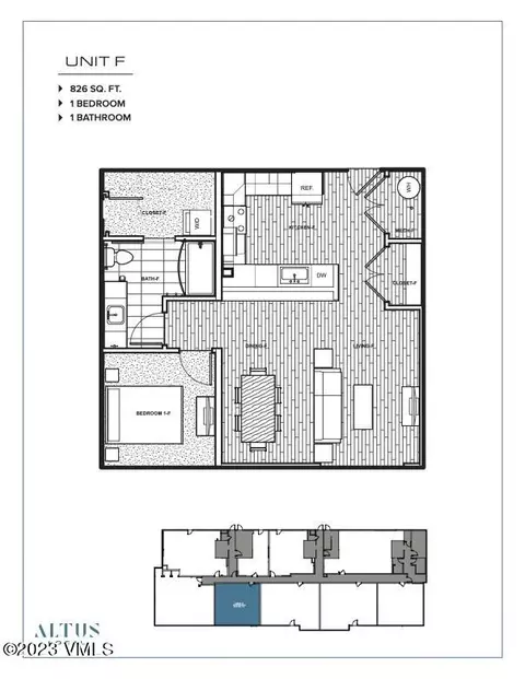 Floorplan - 430 S Frontage Rd E #F, Vail, CO 81657 photo 1 of 1