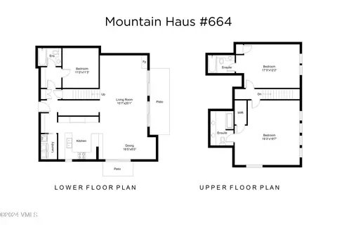 Floorplan - 292 E Meadow Dr #664, Vail, CO 81657 photo 1 of 1