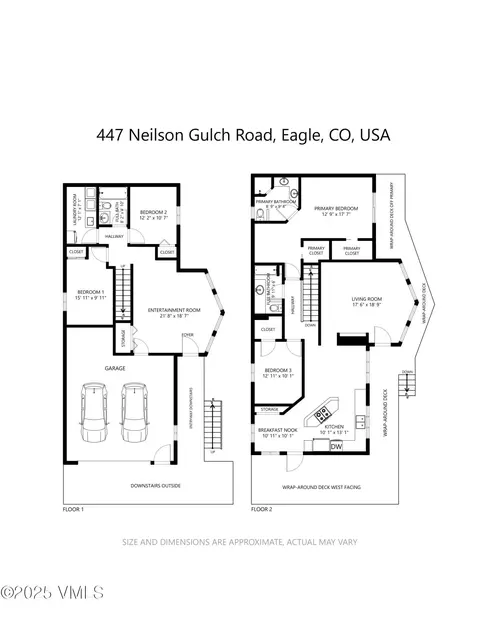 Floorplan - 447 Neilson Gulch Rd, Eagle, CO 81631 photo 1 of 1