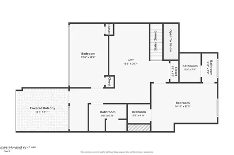 Floorplan - 434 S Frontage Rd E #403, Vail, CO 81657 photo 2 of 3