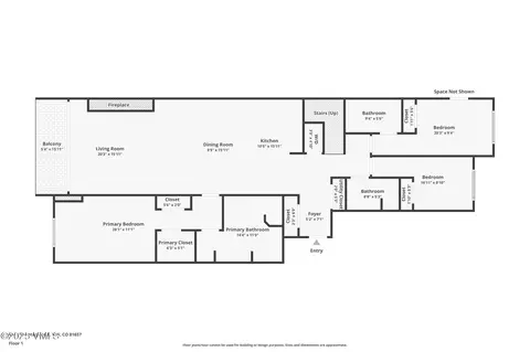 Floorplan - 434 S Frontage Rd E #403, Vail, CO 81657 photo 1 of 3