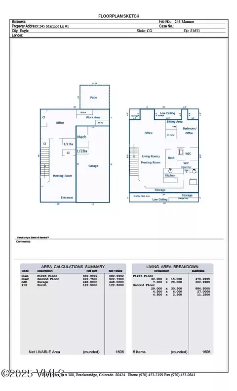 Floorplan - 245 Marmot Ln #1, Eagle, CO 81631 photo 1 of 1