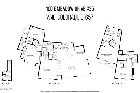 Floorplan - 100 E Meadow Dr #25, Vail, CO 81657 photo 1 of 1