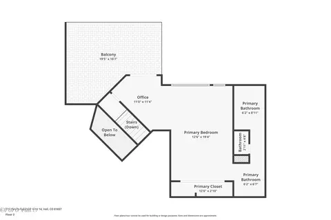 Floorplan - 770 Potato Patch Dr #14, Vail, CO 81657 photo 3 of 3