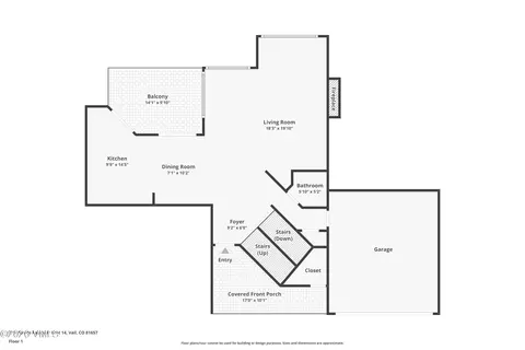 Floorplan - 770 Potato Patch Dr #14, Vail, CO 81657 photo 2 of 3