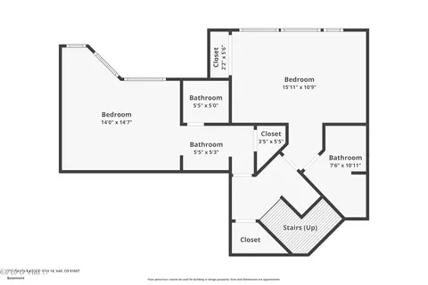 Floorplan - 770 Potato Patch Dr #14, Vail, CO 81657 photo 1 of 3