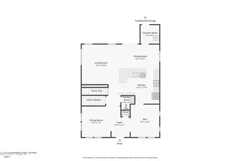 Floorplan - 132 Longview Ave, Eagle, CO 81631 photo 2 of 3