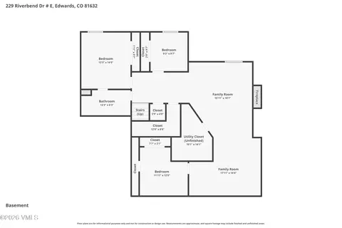 Floorplan - 229 Riverbend Dr #E, Edwards, CO 81632 photo 1 of 4