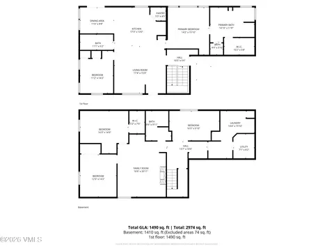 Floorplan - 376 Blacksmith Rd, Eagle, CO 81631 photo 1 of 1