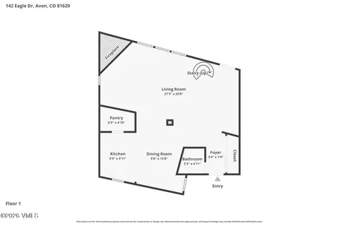 Floorplan - 142 Eagle Dr # C1, Avon, CO 81620 photo 6 of 7