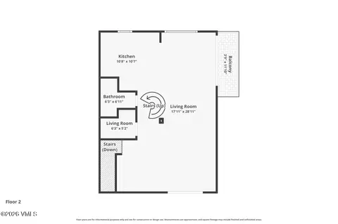 Floorplan - 225 Eagle Dr # 5C, Avon, CO 81620 photo 2 of 3