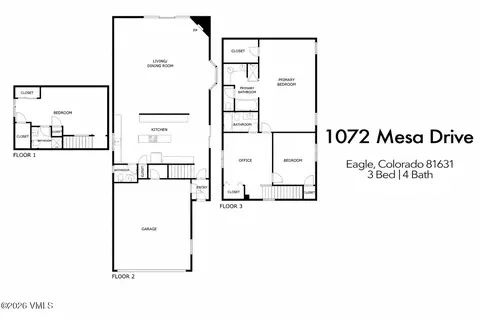 Floorplan - 1072 Mesa Dr, Eagle, CO 81631 photo 1 of 1