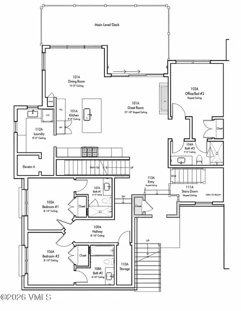 Floorplan - 2995 Basingdale Blvd #A, Vail, CO 81657 photo 2 of 3