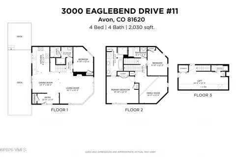 Floorplan - 3000 Eaglebend Dr # 11, Avon, CO 81620 photo 1 of 4