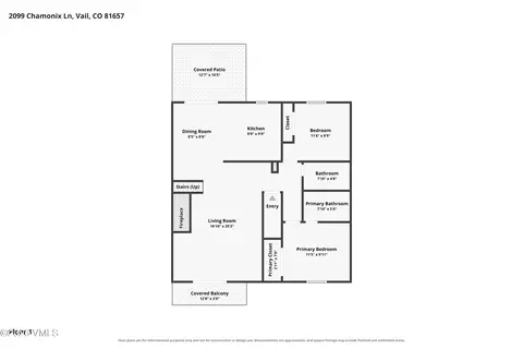 Floorplan - 2099 Chamonix Ln #2A, Vail, CO 81657 photo 2 of 3