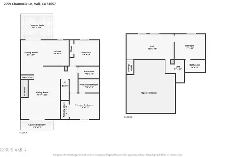 Floorplan - 2099 Chamonix Ln #2A, Vail, CO 81657 photo 1 of 3