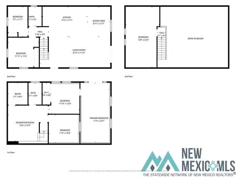 Floorplan - 606 5th St, Cloudcroft, NM 88317 photo 1 of 3