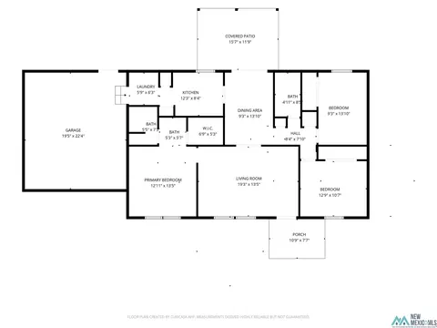 Floorplan - 1691 County Road K St, Clovis, NM 88101 photo 1 of 1