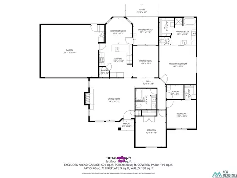 Floorplan - 247 Olive Dr, Clovis, NM 88101 photo 1 of 1