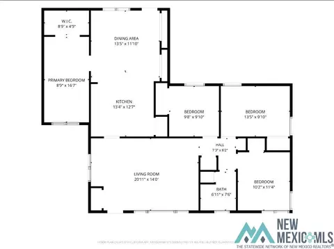 Floorplan - 113 Mesa Ave, Clovis, NM 88101 photo 1 of 1