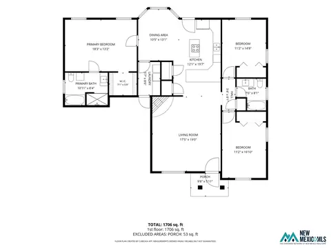 Floorplan - 3910 Don January Ave, Clovis, NM 88101 photo 1 of 1