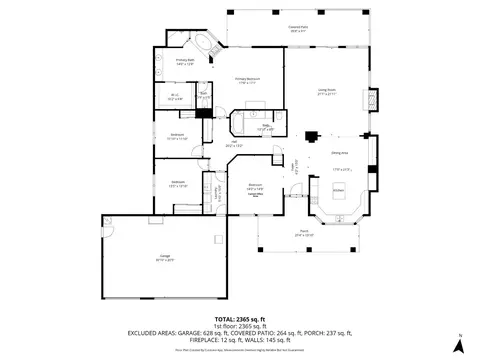 Floorplan - 3505 Doubletree Way, Madera, CA 93637 photo 1 of 1