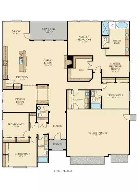 Floorplan - 384 Sentinel Dr, Madera, CA 93636 photo 1 of 1