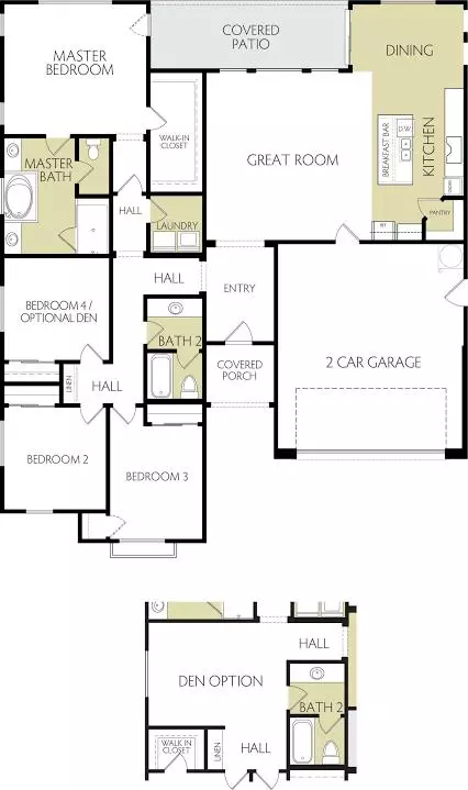 Floorplan - 3742 Wrenwood Ave, Clovis, CA 93619 photo 1 of 1