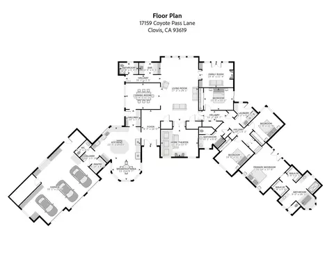 Floorplan - 17159 Coyote Pass Ln, Clovis, CA 93619 photo 1 of 2