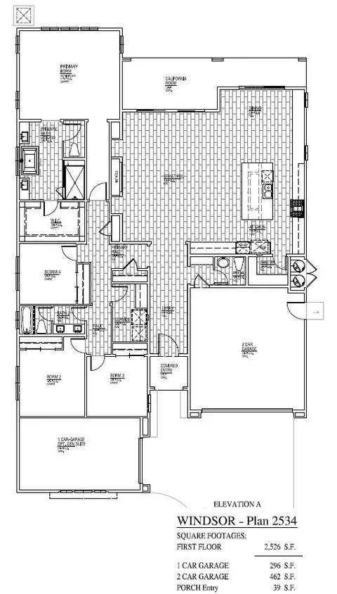 Floorplan - 1626 Windmill Ln, Clovis, CA 93619 photo 1 of 2