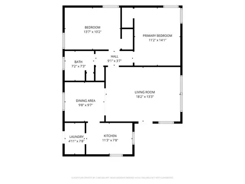 Floorplan - 1242 E Shields Ave, Fresno, CA 93704 photo 1 of 1