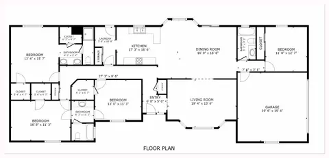 Floorplan - 27557 Paradise Valley Ln, Clovis, CA 93619 photo 1 of 1